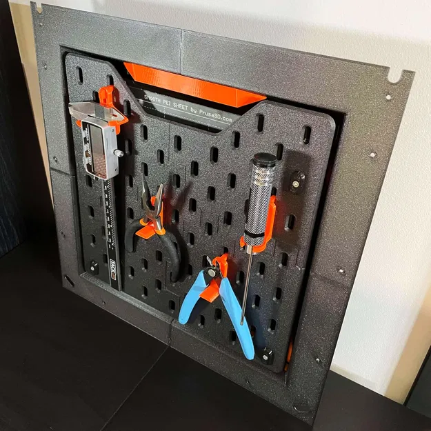 Mod SKADIS cho Prusa CORE One/+ (giá treo dụng cụ & holder build plate) - Image 7