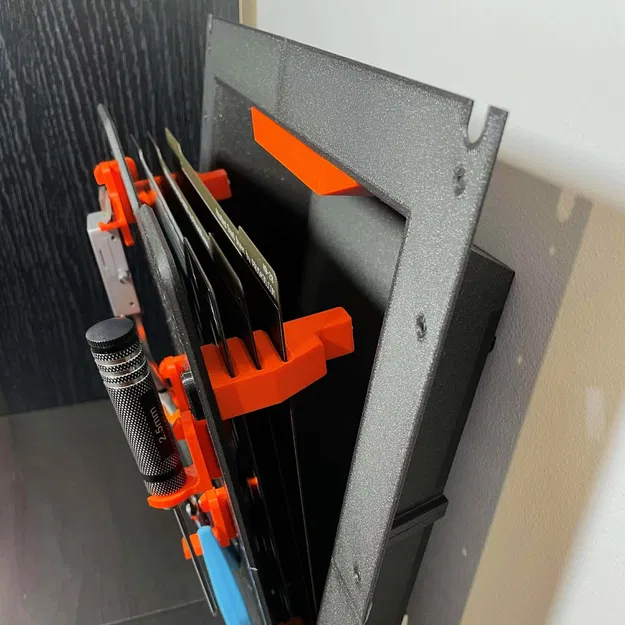 Mod SKADIS cho Prusa CORE One/+ (giá treo dụng cụ & holder build plate) - Image 9