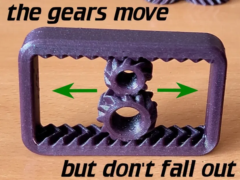 Fidget Gear Rail – Thanh bánh răng giảm stress - Image 1