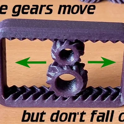 Fidget Gear Rail – Thanh bánh răng giảm stress