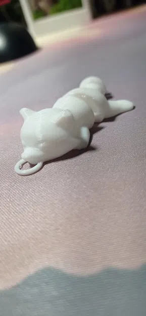 Flexi Lazy Raccoon – Đồ chơi fidget khớp nối dạng keychain - Image 3