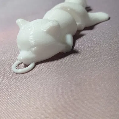 Flexi Lazy Raccoon – Đồ chơi fidget khớp nối dạng keychain