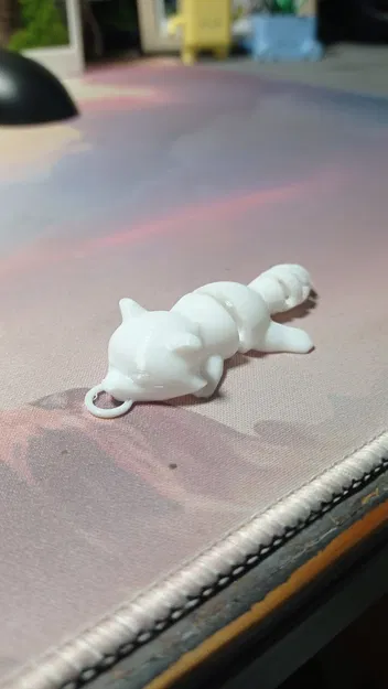 Flexi Lazy Raccoon – Đồ chơi fidget khớp nối dạng keychain - Image 4