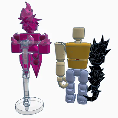 Aberrant John Doe từ Forsaken (Mô hình Roblox có khớp)