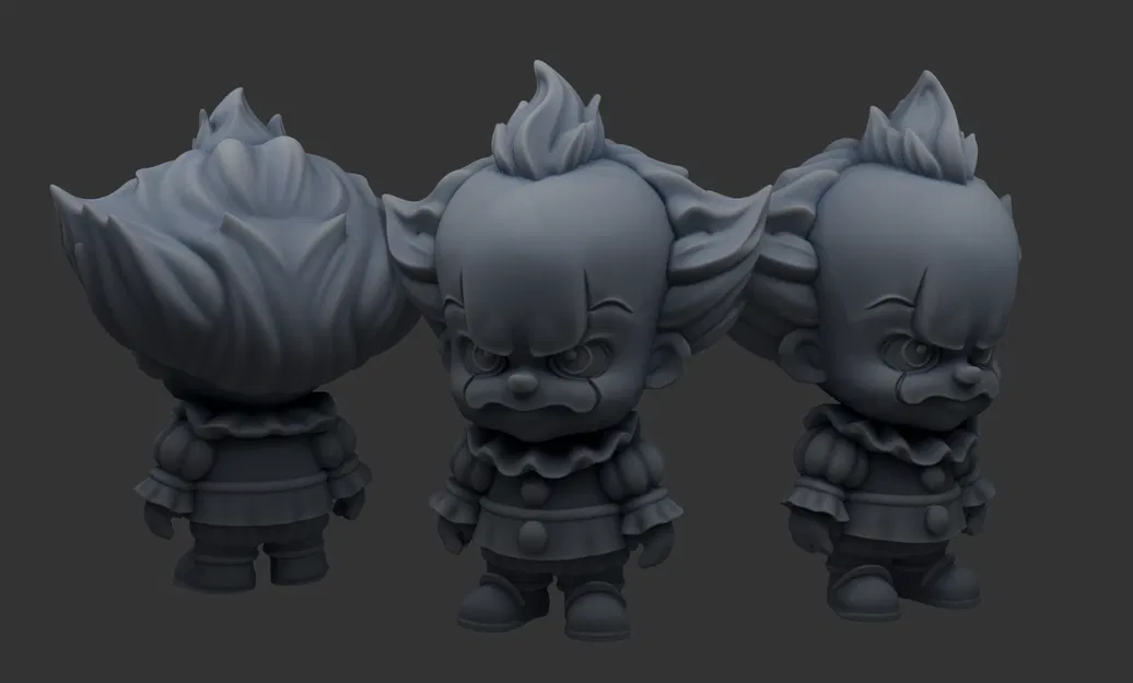 Pennywise (IT) – Tượng Chibi In 3D - Image 1