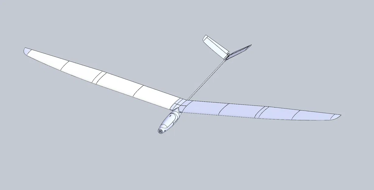 Máy bay lượn RC Motorglider sải cánh 1.7m (in 3D) - Image 3