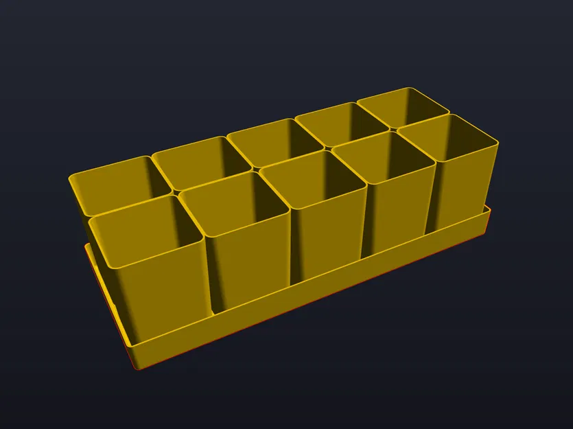 Bộ chậu ươm hạt kèm khay (10 chậu) - Image 2