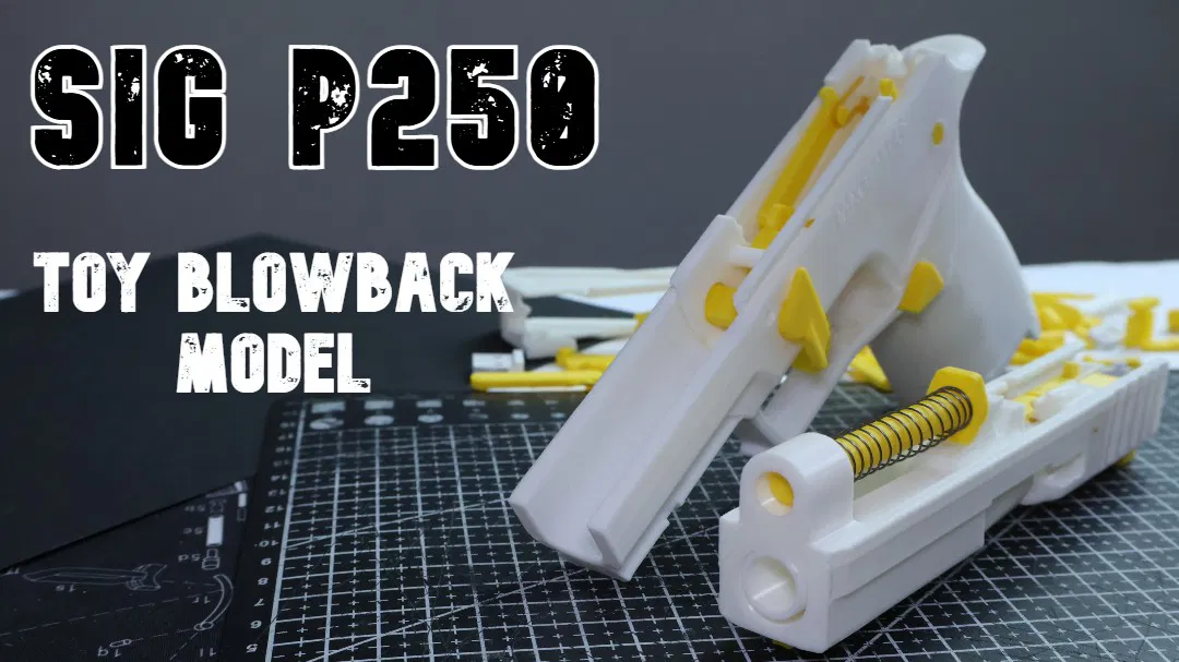 Sig P250 Toy Blowback Pistol - Súng đồ chơi blowback (STL) - Image 1