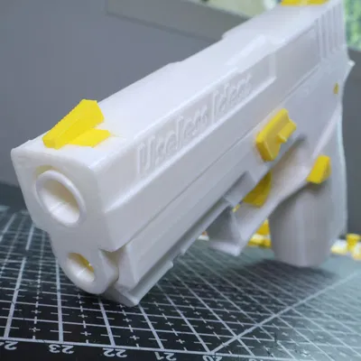 Sig P250 Toy Blowback Pistol - Súng đồ chơi blowback (STL)