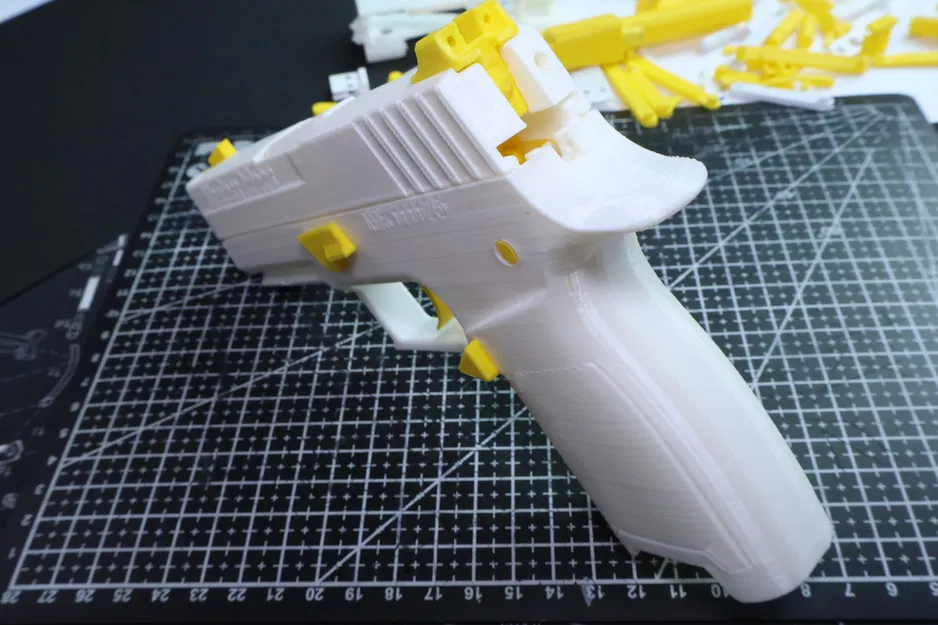 Sig P250 Toy Blowback Pistol - Súng đồ chơi blowback (STL) - Image 4