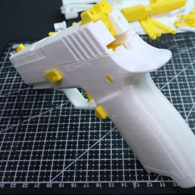 Sig P250 Toy Blowback Pistol - Súng đồ chơi blowback (STL)