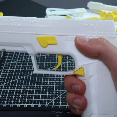 Sig P250 Toy Blowback Pistol - Súng đồ chơi blowback (STL) 6