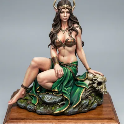 Tượng Nữ Thần Ngồi (Sitting Goddess)