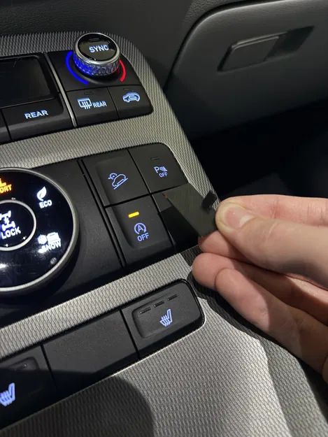 Nút vô hiệu Auto-Stop/Start cho Hyundai Palisade 2020–2025 - Image 3