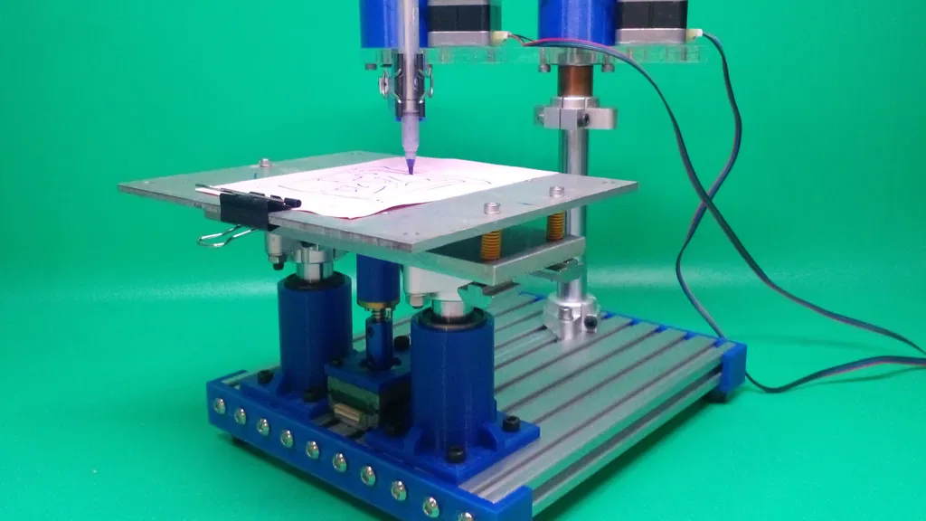 Tay Robot Scara Tự Làm Vẽ Plotter + DIY Z Axis Slide - Image 1