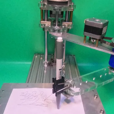 Cánh tay robot SCARA tự làm (DIY) bằng acrylic cho CNC & máy in 3D