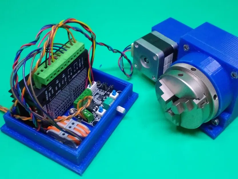 Vỏ motor bước điều chỉnh – Case CNC DIY - Image 1