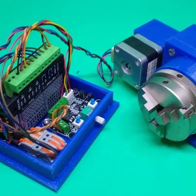 Vỏ motor bước điều chỉnh – Case CNC DIY