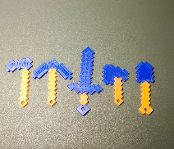 Móc khóa Minecraft (không cần AMS!!) - Image 1