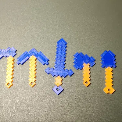 Móc khóa Minecraft (không cần AMS!!)