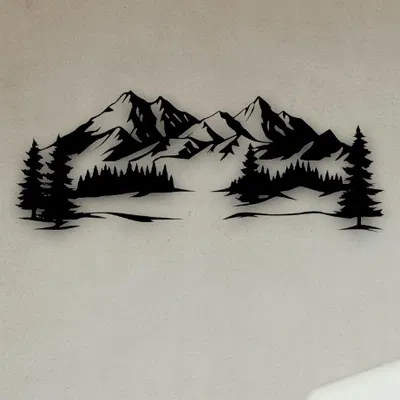 Nature Wall Art – Tranh treo tường 3D tối giản