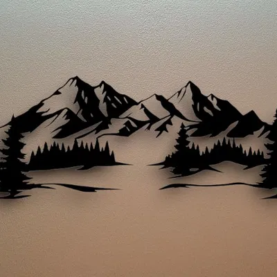 Nature Wall Art – Tranh treo tường 3D tối giản