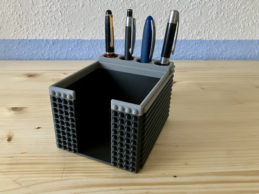 Hộp giấy note kèm giá giữ bút (Notizenbox mit Stifthalter) - Image 5