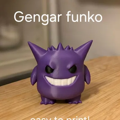 Gengar Pokémon Funko Pop – mô hình để in 3D