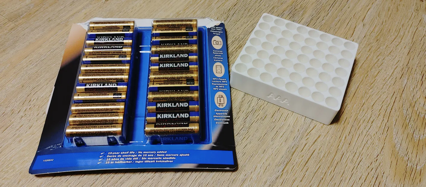 Khay đựng pin AAA (vừa pack 48 viên Costco!) - Image 2