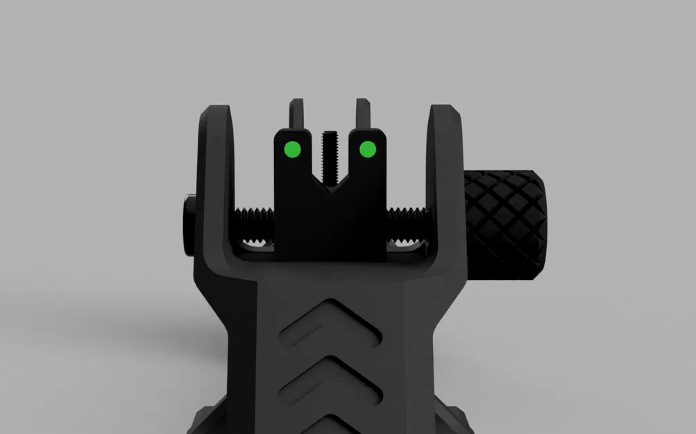 Ducky Iron Sights (Thước ngắm sắt chỉnh được) cho Picatinny & NATO Rail - Image 4