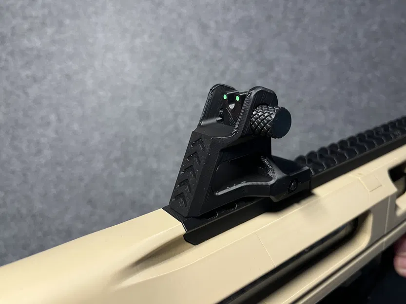 Ducky Iron Sights (Thước ngắm sắt chỉnh được) cho Picatinny & NATO Rail - Image 10