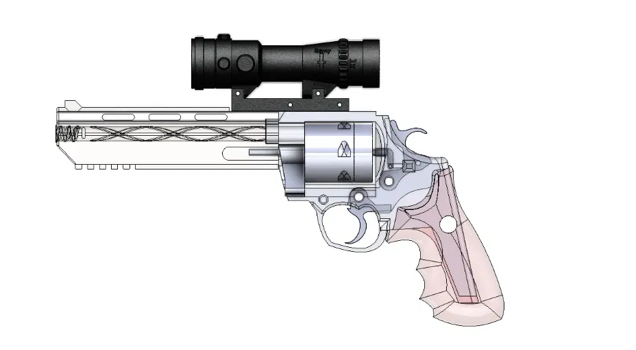 Súng lục Deimos đi kèm mặt nạ – Rainbow Six Siege - Image 2