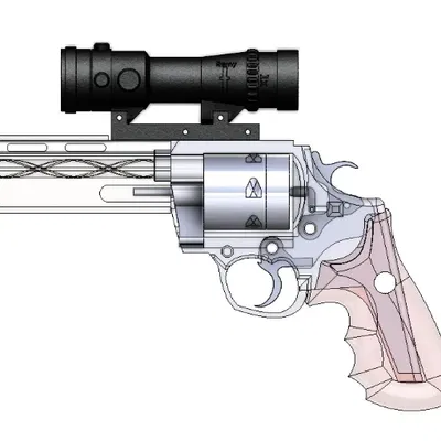 Súng lục Deimos đi kèm mặt nạ – Rainbow Six Siege