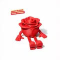 Valentines Rose Buddy Articulated – Quà Valentine dễ thương, decor nhà xinh - Thumbnail 3