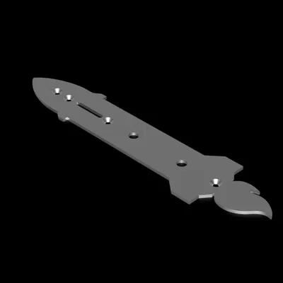 Rocket Ship Telecaster Control Plate – Plate điều khiển hình tên lửa cho Telecaster