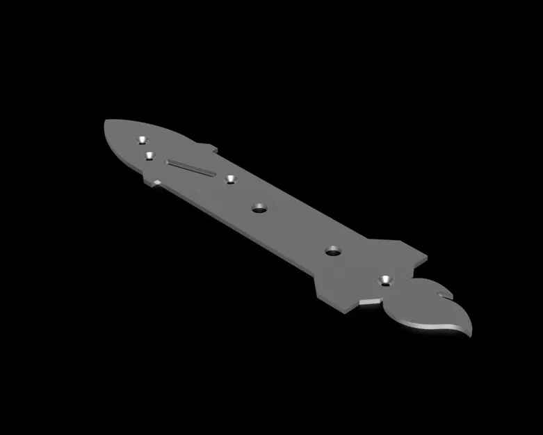 Rocket Ship Telecaster Control Plate – Plate điều khiển hình tên lửa cho Telecaster - Image 5