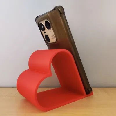 Kệ Đỡ Điện Thoại Hình Trái Tim Tham Số (Parametric Heart Phone Stand)