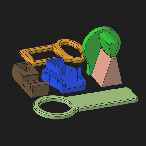 Slider thay thế cho dây kéo (Zipper Slider Replacement - V3) - Image 3