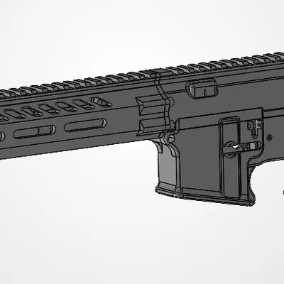 Ốp tay (Handguard) AR Airsoft 204mm M-LOK (Custom)