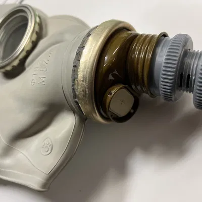 Bộ điều chỉnh lưu lượng khí cho mặt nạ gas Nga GP5 (Screw Valve)