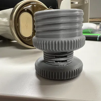 Bộ điều chỉnh lưu lượng khí cho mặt nạ gas Nga GP5 (Screw Valve)