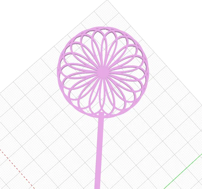 Bình Lissajous và Hoa (Lissajous Vase and Flowers) - Image 3