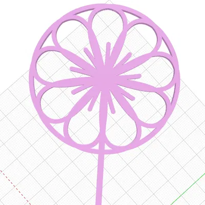Bình Lissajous và Hoa (Lissajous Vase and Flowers)