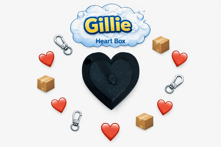 Hộp Valentine kiêm Móc khóa (Valentine's Box-Keychain) - Image 1