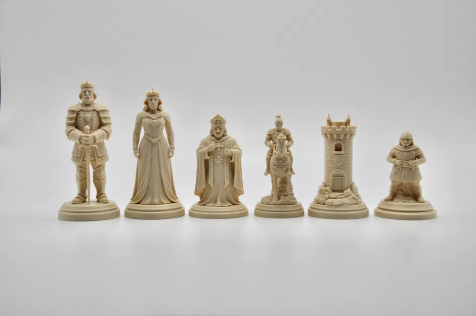 Bộ Cờ Vua Trung Cổ (Medieval Chess Set) - Image 2