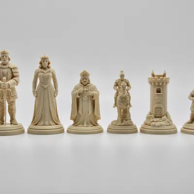 Bộ Cờ Vua Trung Cổ (Medieval Chess Set)