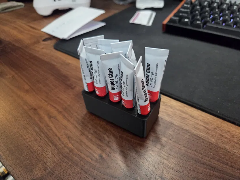 Khay Gridfinity Đựng Ống Keo Super Glue (10 ống) - Image 1