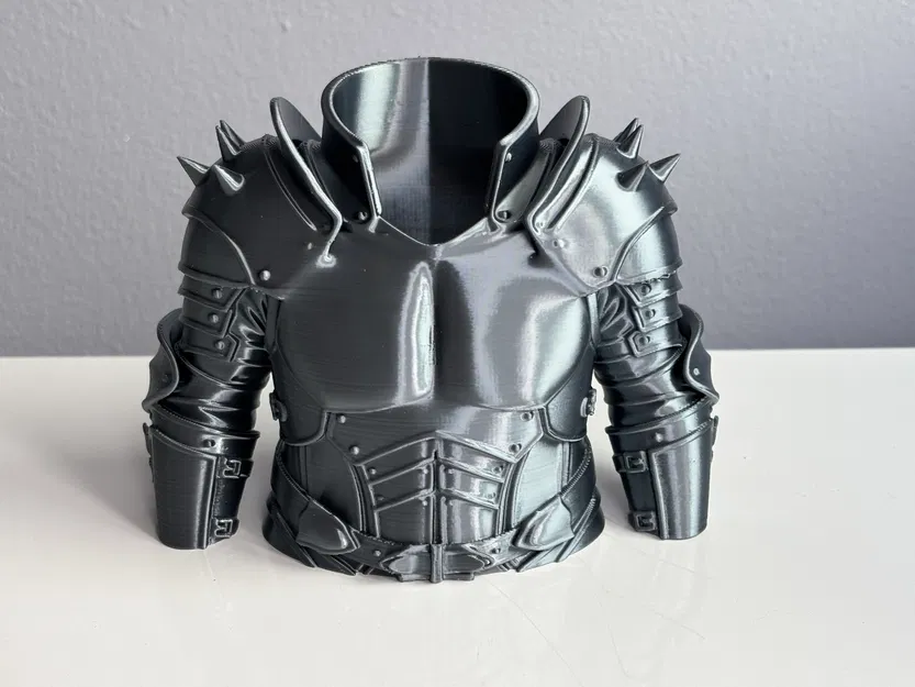 Ống Cắm Bút Giáp Hiệp Sĩ – Vệ Binh Bàn Làm Việc Phong Cách Trung Cổ - Image 2