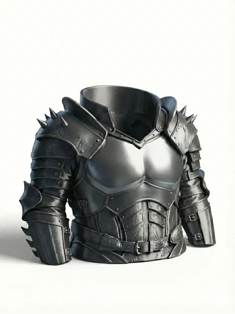 Ống Cắm Bút Giáp Hiệp Sĩ – Vệ Binh Bàn Làm Việc Phong Cách Trung Cổ - Image 4