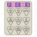 I Pick You! Guitar Picks – Bộ pick hình trái tim kèm thẻ in được - Thumbnail 2